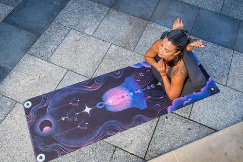 mata do jogi antypoślizgowa czarna