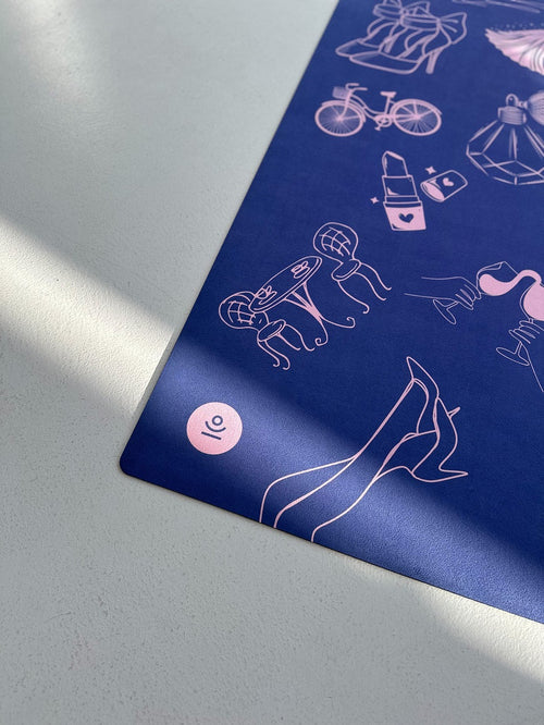 mata do jogi fioletowa